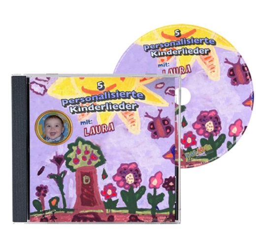 5 canzoni per bambini personalizzate su CD