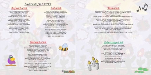 5 canzoni per bambini personalizzate su CD