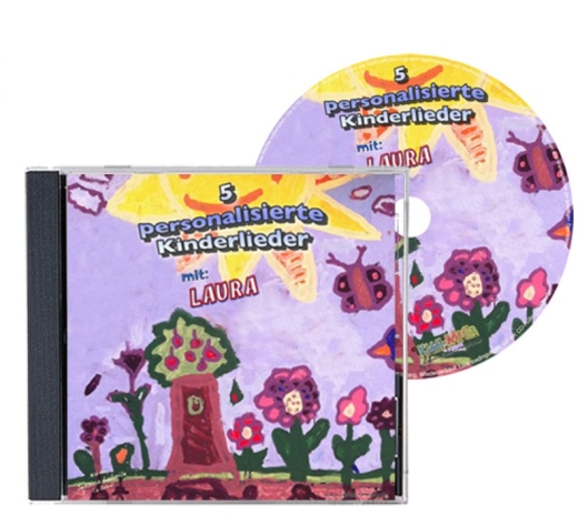 5 canzoni per bambini personalizzate su CD