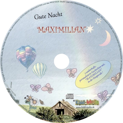 3 storie della buonanotte personalizzate su CD