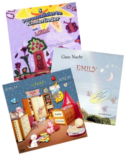 CONFEZIONE REGALO: 3 CD con nome a scelta