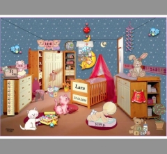 Immagine dei dati di nascita - mini poster A4